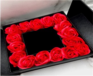 16 silk roses jewellery jewelry box petals rising shine gifts for women girl present gift wife girlfriend birthday christmas xmas valentines special occasion