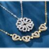 clover-leaf-heart-diamantes-pendant-necklace-rising shine-jewellery-jewelry-and-gifts-for-women-girls-present-gift-1