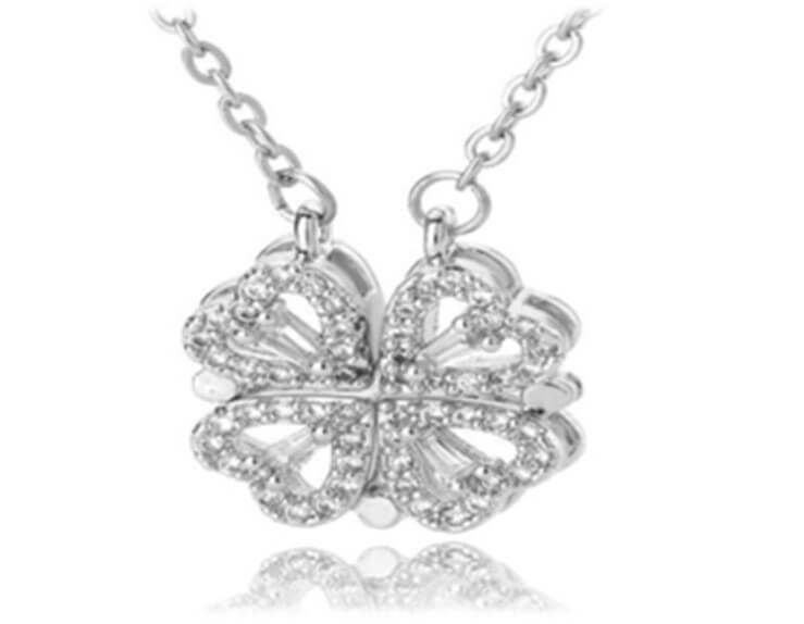 clover-leaf-heart-diamantes-pendant-necklace-rising shine-jewellery-jewelry-and-gifts-for-women-girls-present-gift-5