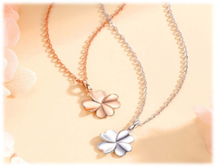 four-leaf-clover-pendant-necklace-rising shine-jewellery-jewelry-and-gifts-for-women-girls-present-gift-1