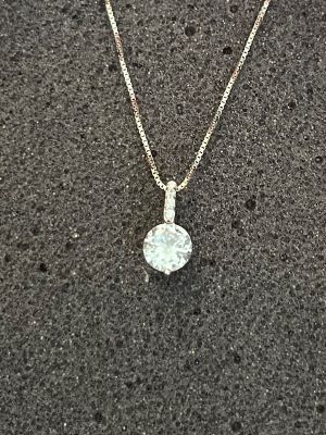 petite round crystal diamantes pendant necklace rising shine jewellery jewelry gifts women girls present gift valentines 5