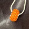 torus-tire-shape-orange-rhinestones-pendant-necklace-rising shine-jewellery-jewelry-gift-girl-present