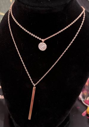 Infinity-bar-and-circle-inlay-diamantes-double-layer-pendant-necklace-rising shine-jewellery-jewelry-and-gifts-for-women-girls-present-gift-8