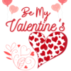 Valentine's - Be My Valentines - Hearts